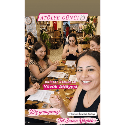 Arındırılmış Saf Pembe Kuvars Yüzük